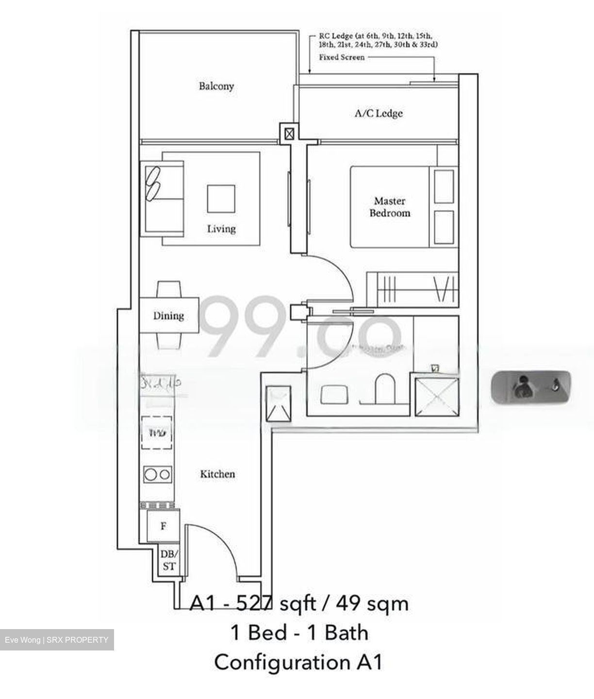 Avenue South Residence (D3), Apartment #454765231